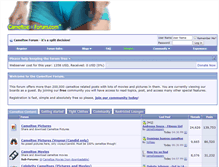 Tablet Screenshot of cameltoe-forum.com